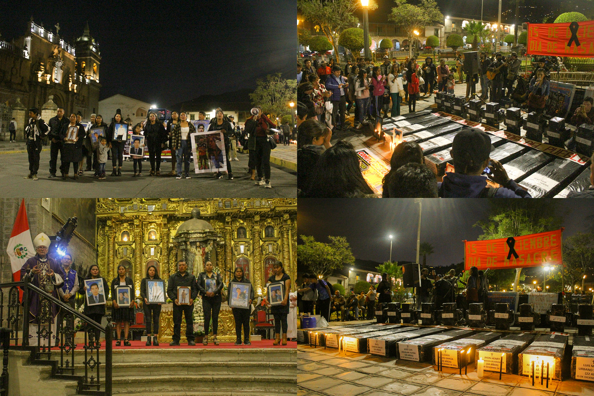 Misa en Conmemoración por el 6to mes de fallecidos y heridos en protestas sociales de Ayacucho - 15 de Diciembre 2022